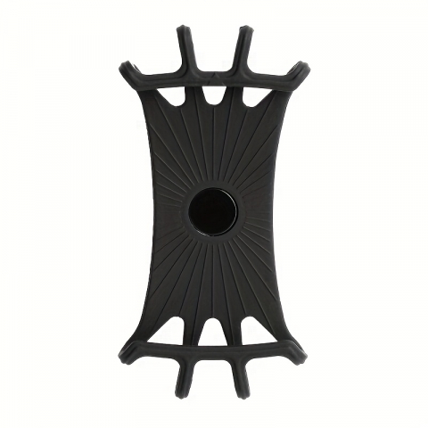 Suport telefon universal pentru bicicleta, FIXATO, rotativ 360°, montaj pe ghidon, silicon, compatibil bicicleta, scuter, carut, trotineta, Negru [8]