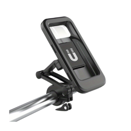 Suport Universal Impermeabil pentru Telefon pentru Motocicleta, Bicicleta, Scuter, Material ABS, Suport GPS rotativ 360°, suport reglabil pentru telefon, FIXATO [6]