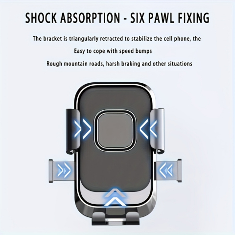 Suport universal pentru telefon mobil pentru motocicleta, scuter, bicicleta, material ABS, suport fix si rotativ pentru navigatie GPS pentru motocicleta, bicicleta, oglinda sau ghidon, FIXATO [4]