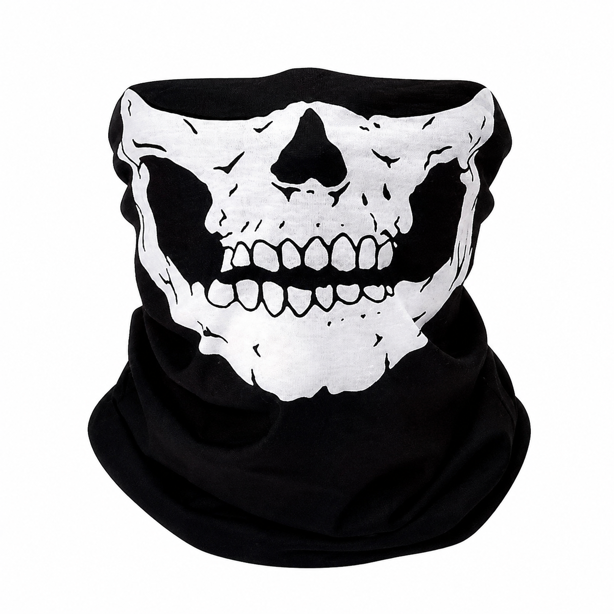 Bandana Moto FIXATO, Protectie UV, Material elastic, respirabil, Marime universala, Negru