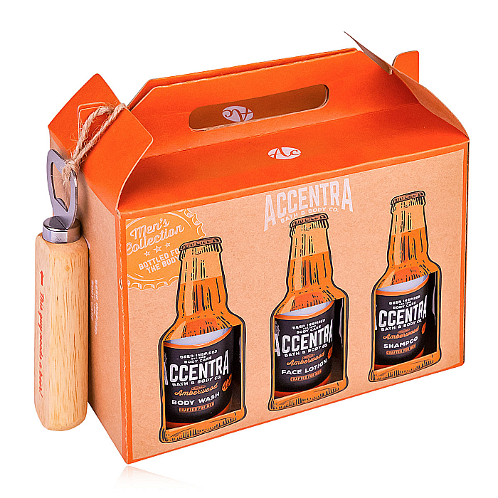 Set Cadou Bărbați Accentra Men's Collection Amberwood – 6 Produse + Deschizător [2]