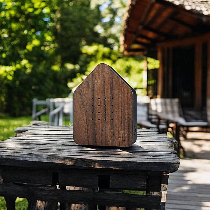 Audiobox cu Ciripit de Păsări Zwitscherbox Walnut Dark din Lemn de Nuc [9]