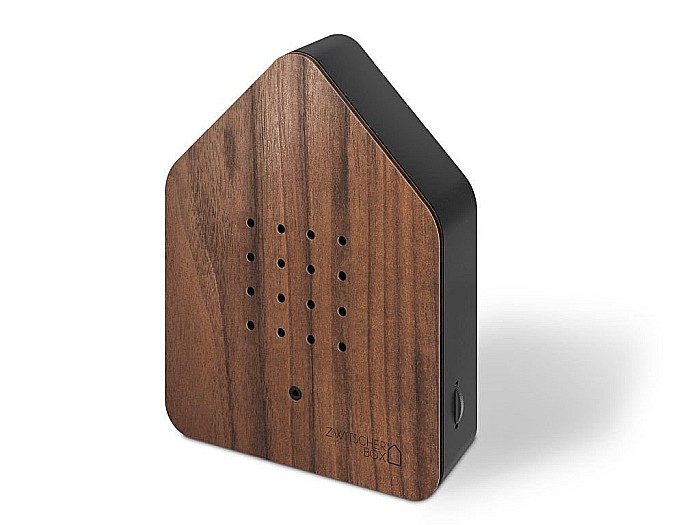 Audiobox cu Ciripit de Păsări Zwitscherbox Walnut Dark din Lemn de Nuc [2]