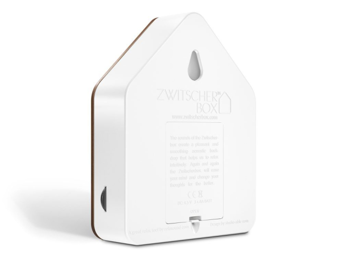 Audiobox cu Ciripit de Păsări Zwitscherbox Oak din Lemn de Stejar [4]