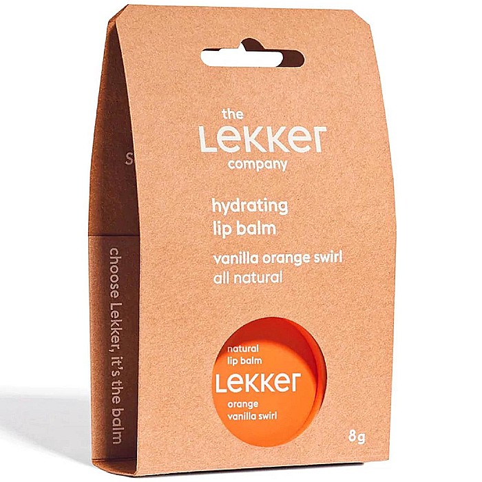 Balsam de Buze Natural The Lekker Company Orange Vanilla Swirl 8 g [2]