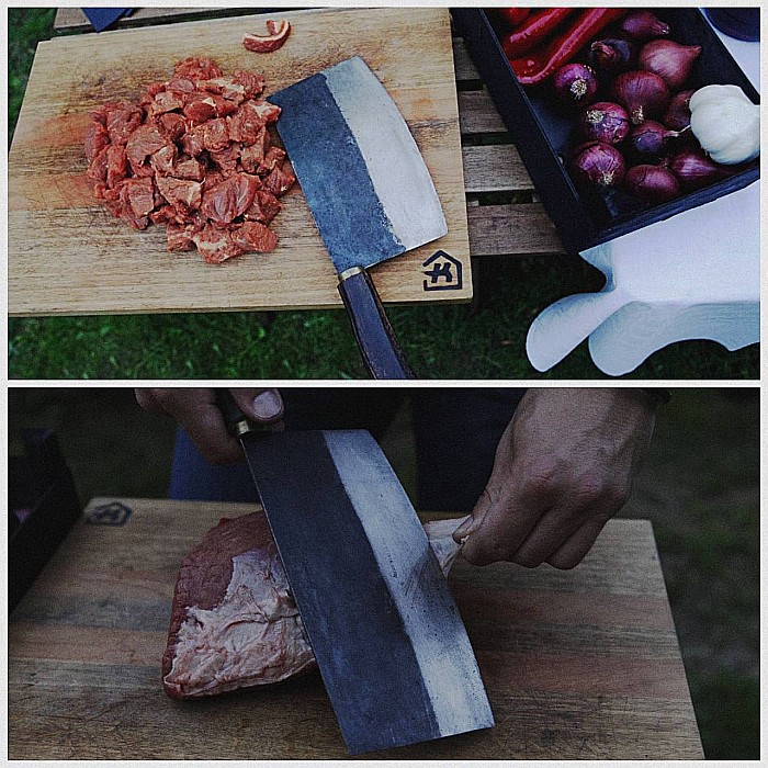 Satâr de Bucătărie Asiatic KHO KHAN AUTHENTIC BLADES Handmade 19 cm [4]