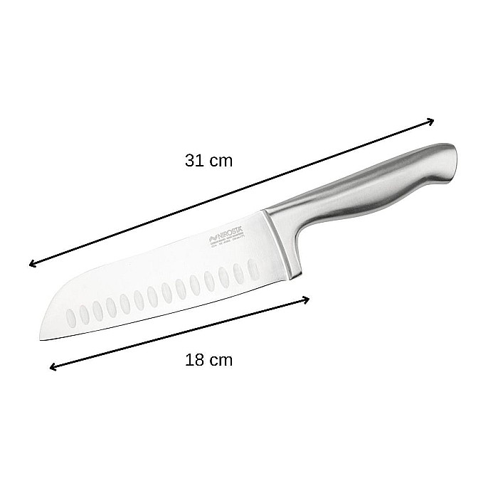 Cuțit Santoku Nirosta Oțel Inoxidabil 18 cm [5]