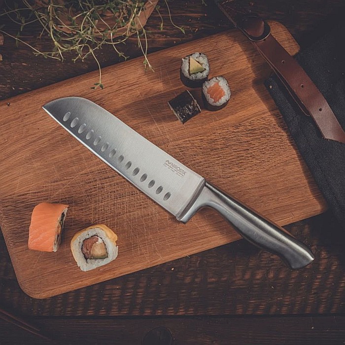 Cuțit Santoku Nirosta Oțel Inoxidabil 18 cm [2]