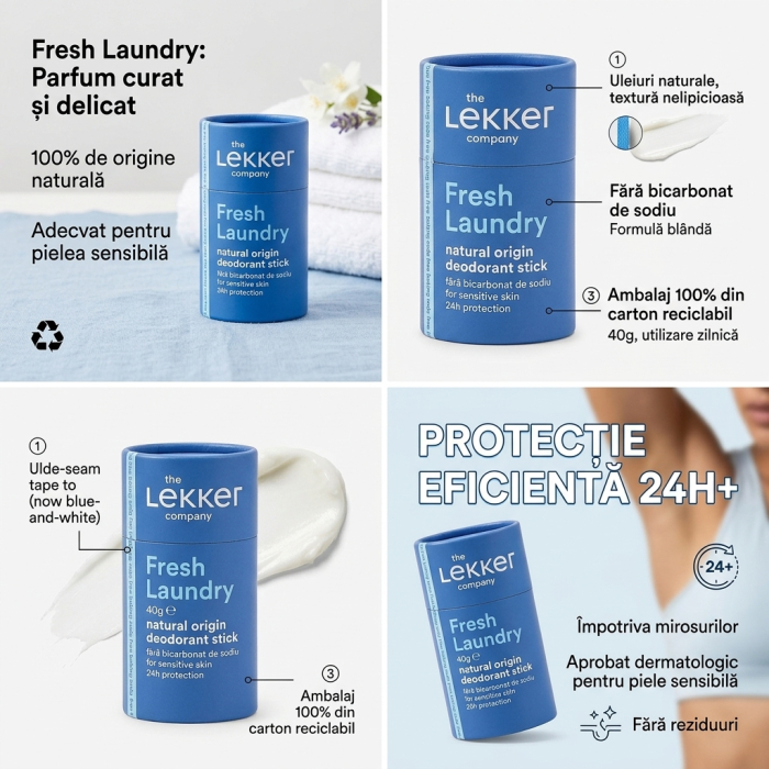 Deodorant Stick The Lekker Company Fresh Laundry 40 g [3]
