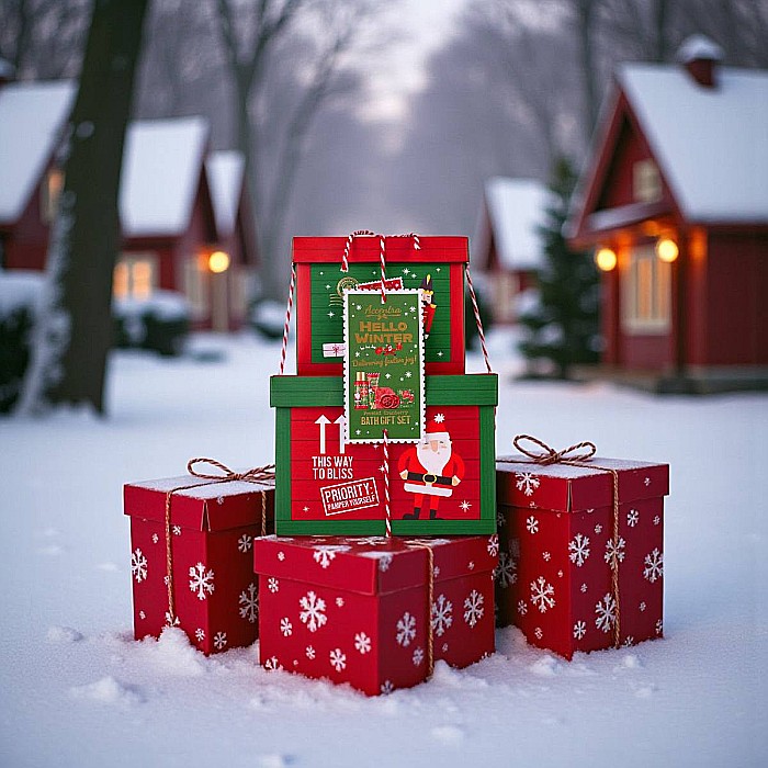 Set Cadou de Craciun Accentra Hello Winter – Frosted Cranberry [5]