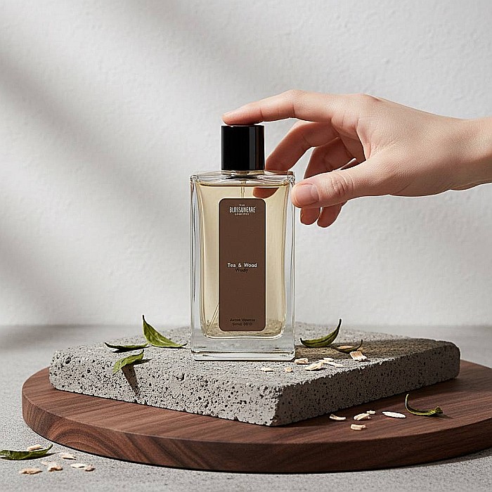 Parfum Unisex The Blossomcare Company Tea & Wood Intense Lemnos 100 ml [4]