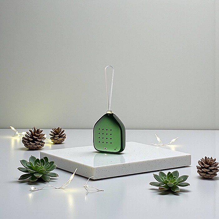 Audiobox Decorativ cu Sunete de Crăciun Jingle Bells Green Sparkles [6]