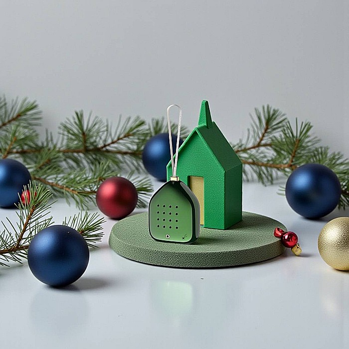 Audiobox Decorativ cu Sunete de Crăciun Jingle Bells Green Sparkles [2]