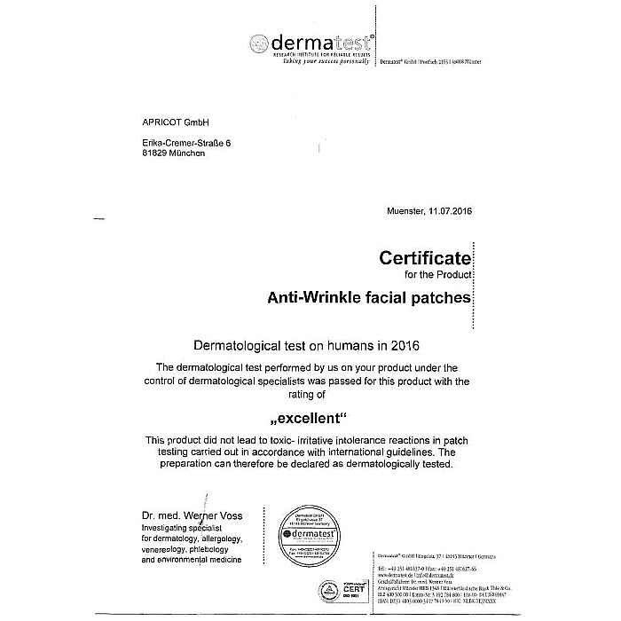 Plasturi APRICOT cu Acid Hialuronic pentru Față și Riduri de Expresie – 100 buc. [8]