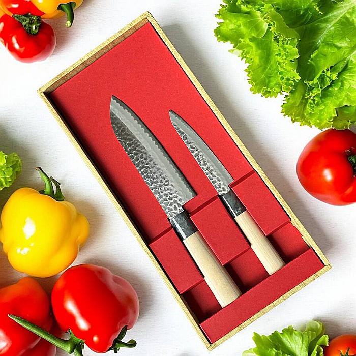 Set 2 Cuțite Japoneze Santoku 16,5 cm și Petty 12 cm [3]