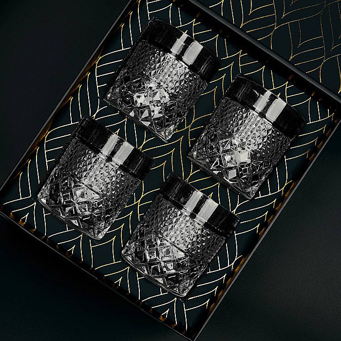Set Cadou Pahare Whisky R.O.C.K.S. Admiral, 4 Pahare din Cristal [5]