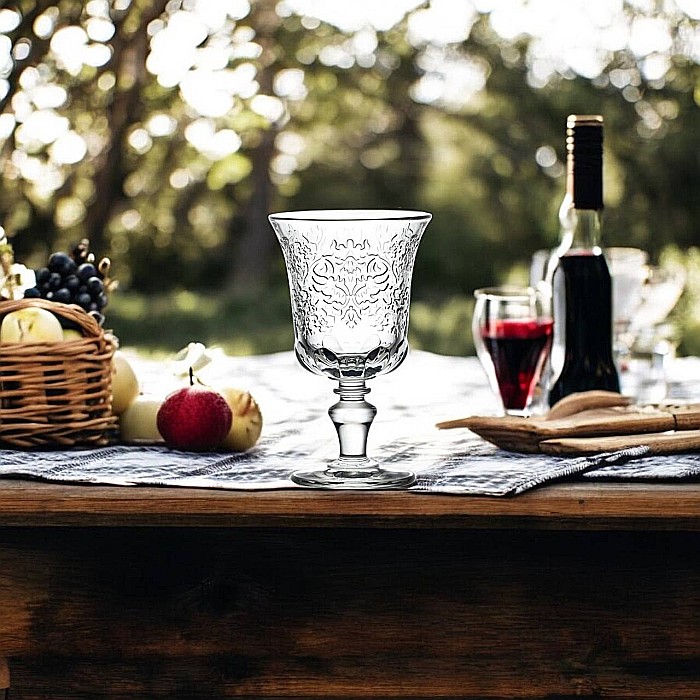 Set 6 Pahare de Vin Amboise La Rochère din Sticlă Presată Franceză 260 ml [3]