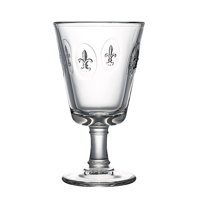 Set 6 Pahare de Vin Fleur de Lys La Rochère din Sticlă Presată 240 ml [2]