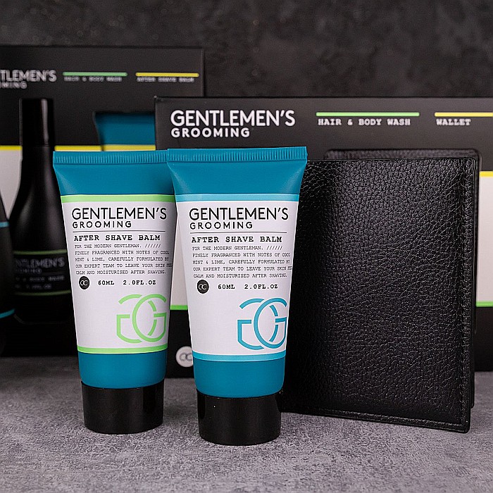 Set Cadou Bărbați Accentra Gentlemen's Grooming, Gel 2în1, After Shave și Portofel [3]