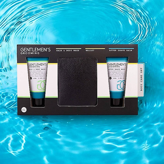 Set Cadou Bărbați Accentra Gentlemen's Grooming, Gel 2în1, After Shave și Portofel [7]