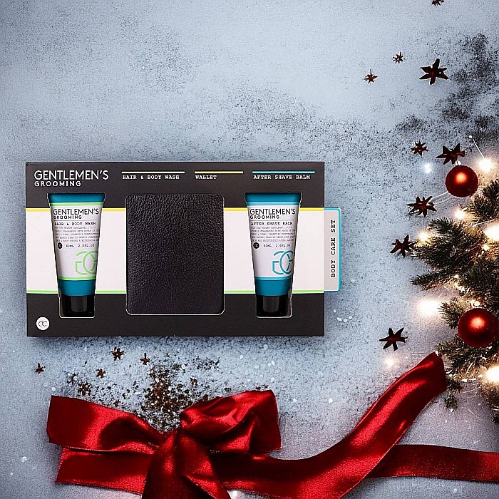 Set Cadou Bărbați Accentra Gentlemen's Grooming, Gel 2în1, After Shave și Portofel [6]