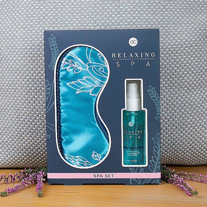 Set Cadou Accentra Relaxing Spa cu Spray Pernă și Mască de Dormit [3]