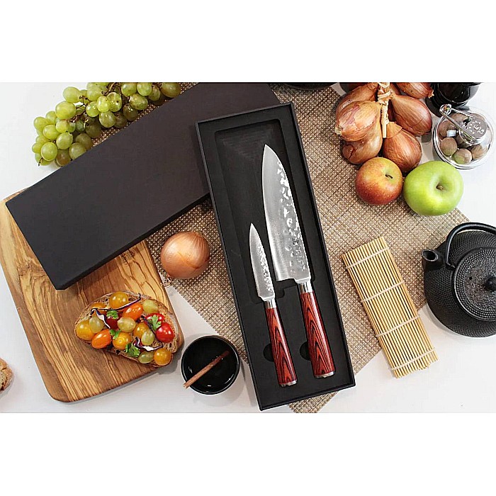 Set 2 Cuțite WUSAKI Santoku 17 cm și Paring 9 cm [3]