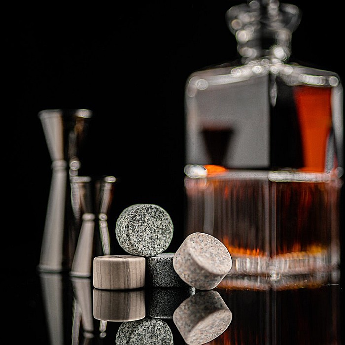Set Cadou Pahare Whisky R.O.C.K.S. Signature cu Pietre din Granit [4]