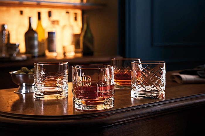Set 4 Pahare Whisky Dandy La Rochère, 4 Modele Diferite, 300 ml [6]