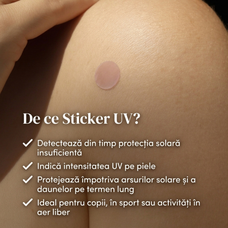 Stickere Indicator UV APRICOT pentru Protecție Solară 72 buc [1]