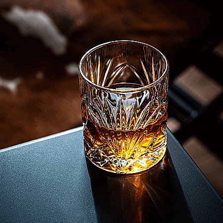 Set Cadou Pahare Whisky R.O.C.K.S. The Connoisseur’s Set Palm, 2 Pahare din Cristal 290 ml și Pietre din Granit [5]