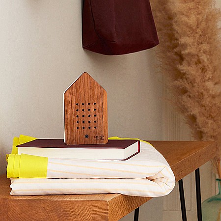 udiobox cu Ciripit de Păsări Birdybox Steamed Oak din Lemn de Stejar [8]