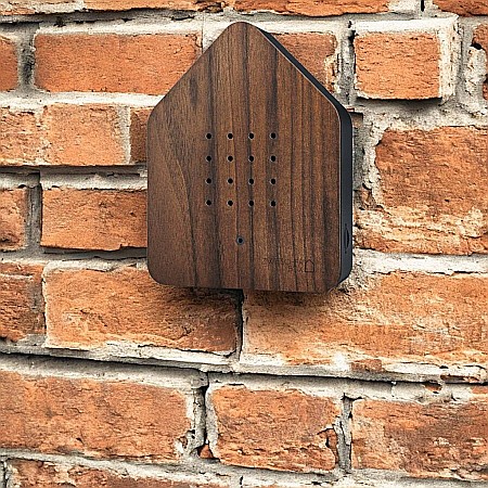 Audiobox cu Ciripit de Păsări Zwitscherbox Walnut Dark din Lemn de Nuc [6]