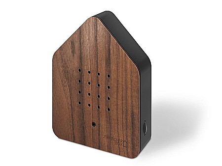 Audiobox cu Ciripit de Păsări Zwitscherbox Walnut Dark din Lemn de Nuc [1]