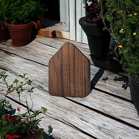 Audiobox cu Ciripit de Păsări Zwitscherbox Walnut Dark din Lemn de Nuc [7]