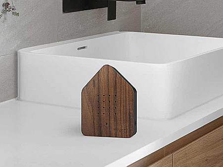 Audiobox cu Ciripit de Păsări Zwitscherbox Walnut Dark din Lemn de Nuc [10]