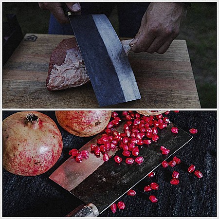 Satâr de Bucătărie Asiatic KHO KHAN AUTHENTIC BLADES Handmade 19 cm [2]