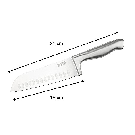 Cuțit Santoku Nirosta Oțel Inoxidabil 18 cm [4]