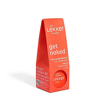 Prospețime & Protecție - Deodorant Cremă Natural The Lekker Company Get Naked Fără Parfum 30 g