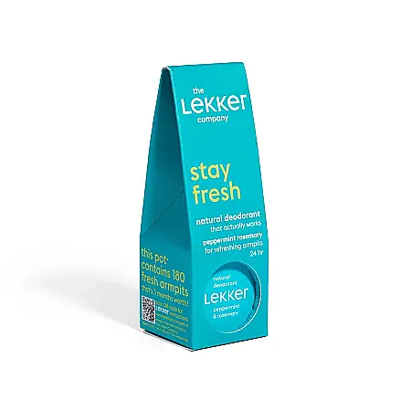 Prospețime & Protecție - Deodorant Cremă Natural The Lekker Company Stay Fresh Mentă & Rozmarin 30 g