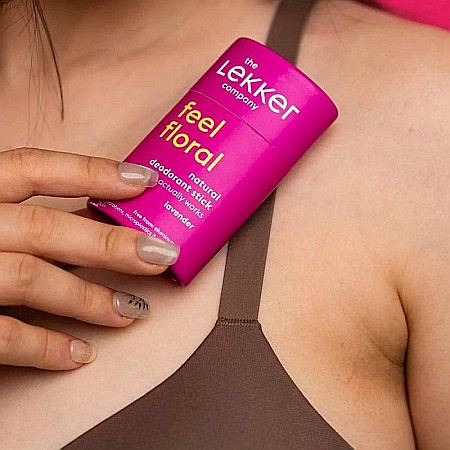 Deodorant Stick Natural The Lekker Company Feel Floral Lavandă 40 g [2]