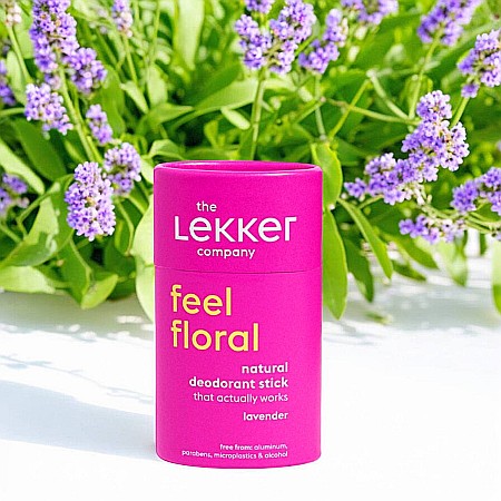 Deodorant Stick Natural The Lekker Company Feel Floral Lavandă 40 g [1]