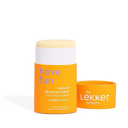 Prospețime & Protecție - Deodorant Stick Natural The Lekker Company Have Fun Mandarină & Lămâie 40 g