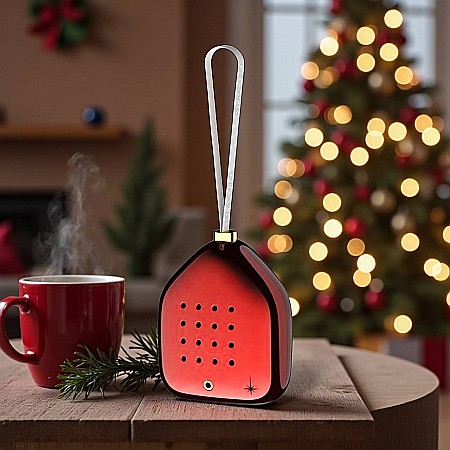Audiobox Decorativ cu Sunete de Crăciun Jingle Bells Red Stars [2]
