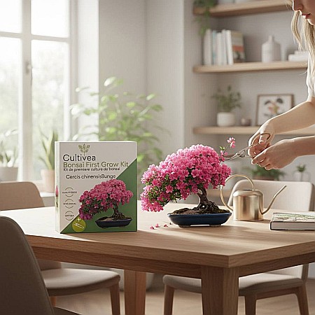 Kit Cultivare Bonsai Cercis Chinensis – Arborele Vitalității [2]