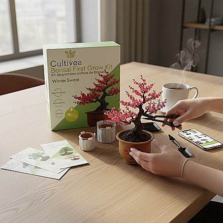 Kit Cultivare Bonsai Winter Sweet cu Semințe și Accesorii [2]