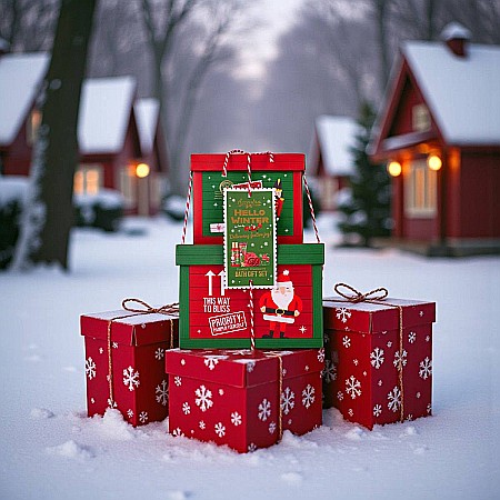 Set Cadou de Craciun Accentra Hello Winter – Frosted Cranberry [4]