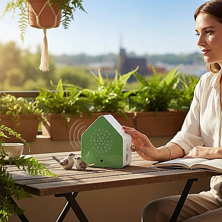 Audiobox cu Cântec de Privighetoare Satellitebox Nightingale Classic Verde [2]