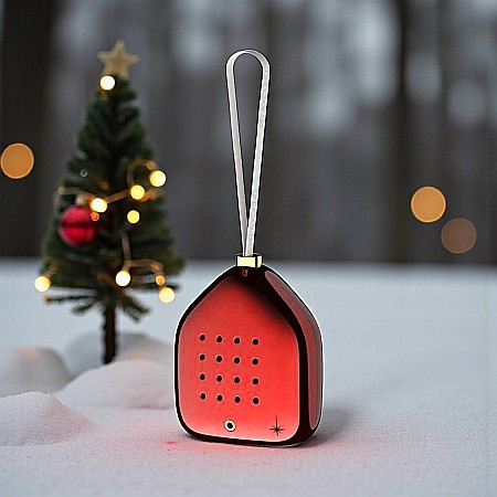 Audiobox Decorativ cu Sunete de Crăciun Jingle Bells Red Stars [1]