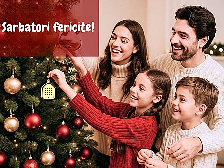 Audiobox Decorativ cu Sunete de Crăciun Jingle Bells Gold Glow [4]